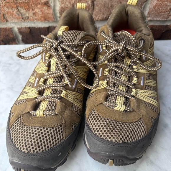 Merrell Women Kangaroo Banana Cream Lace Up Sneaker Air Cushion Sole Size 9 - Picture 1 of 14
